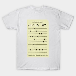 Do Not Fold, Spindle or Mutilate Punch Card T-Shirt